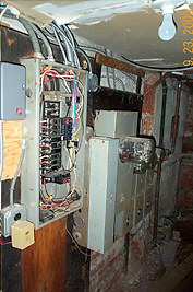 NO PANEL COVER AT THE RIGHT SIDE BASEMENT